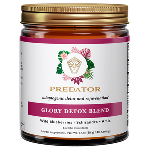 Glory Detox Blend - Wild Adaptogenic Berries - Wild Blueberries, Schisandra berries and Amla berries - 35 berries per teaspoon