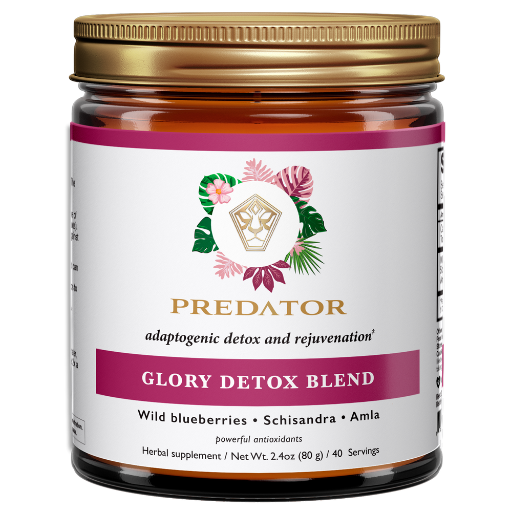 
            
                Load image into Gallery viewer, Glory Detox Blend - Wild Adaptogenic Berries - Wild Blueberries, Schisandra berries and Amla berries - 35 berries per teaspoon
            
        